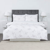 100% Cotton Sateen Printed Duvet Cover Set - 300 Thread Count Luxury Bedding - Ultra Soft & Breathable - 16838